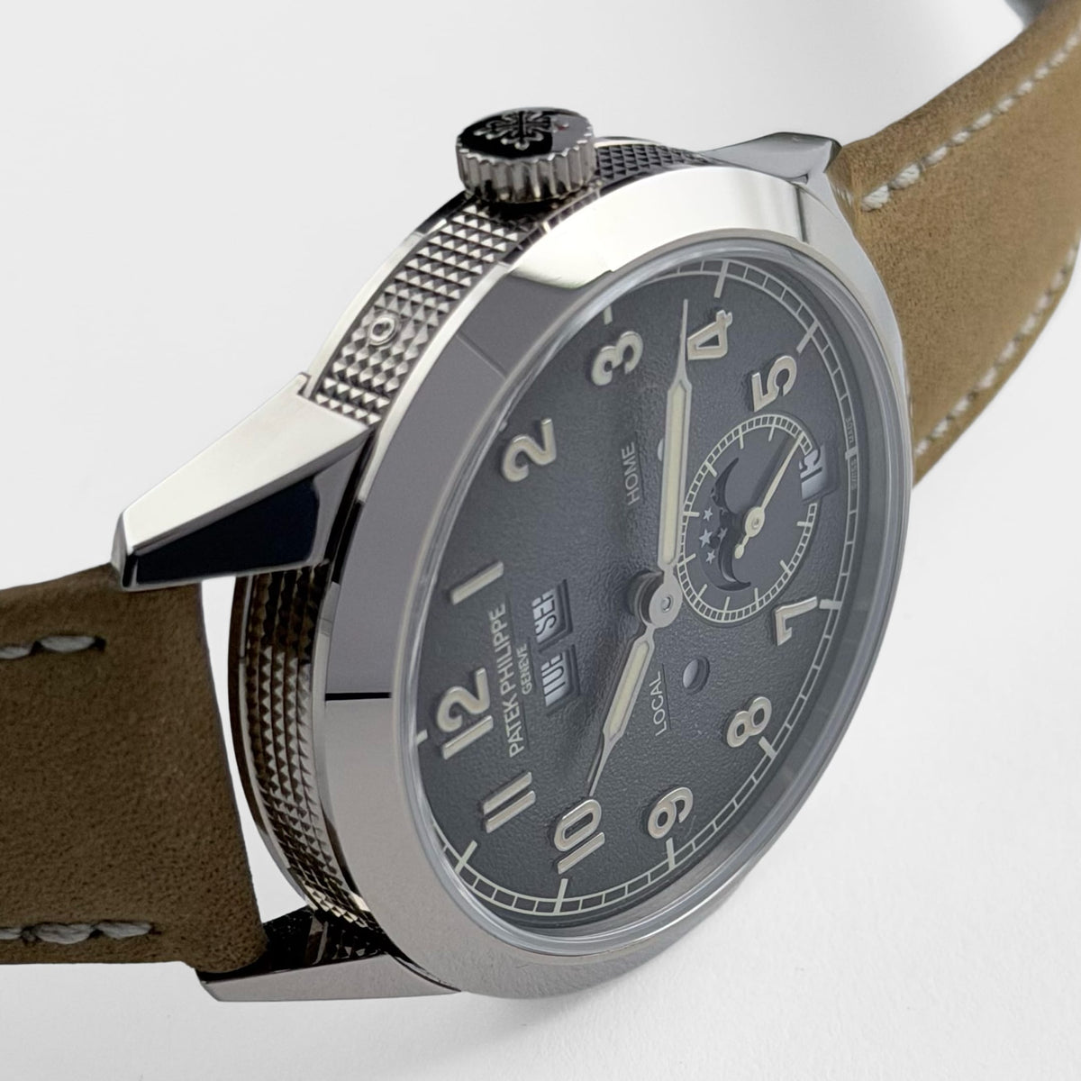 Patek Philippe Complications 5326G-001 Annual Calendar Travel Time White Gold Grey Dial (2026)