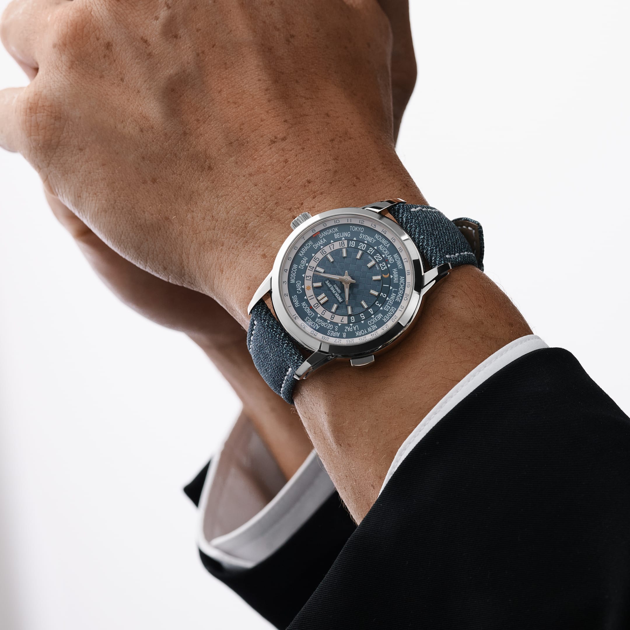 Patek Philippe Complications 5330G-001 World Time White Gold Blue Dial (2025)
