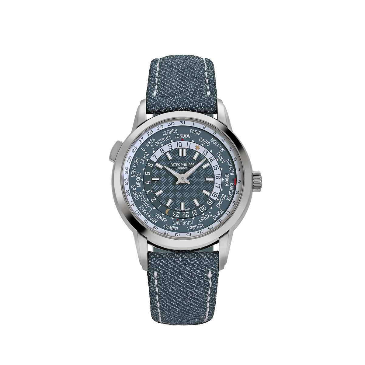 Patek Philippe Complications 5330G-001 World Time White Gold Blue Dial (2025)