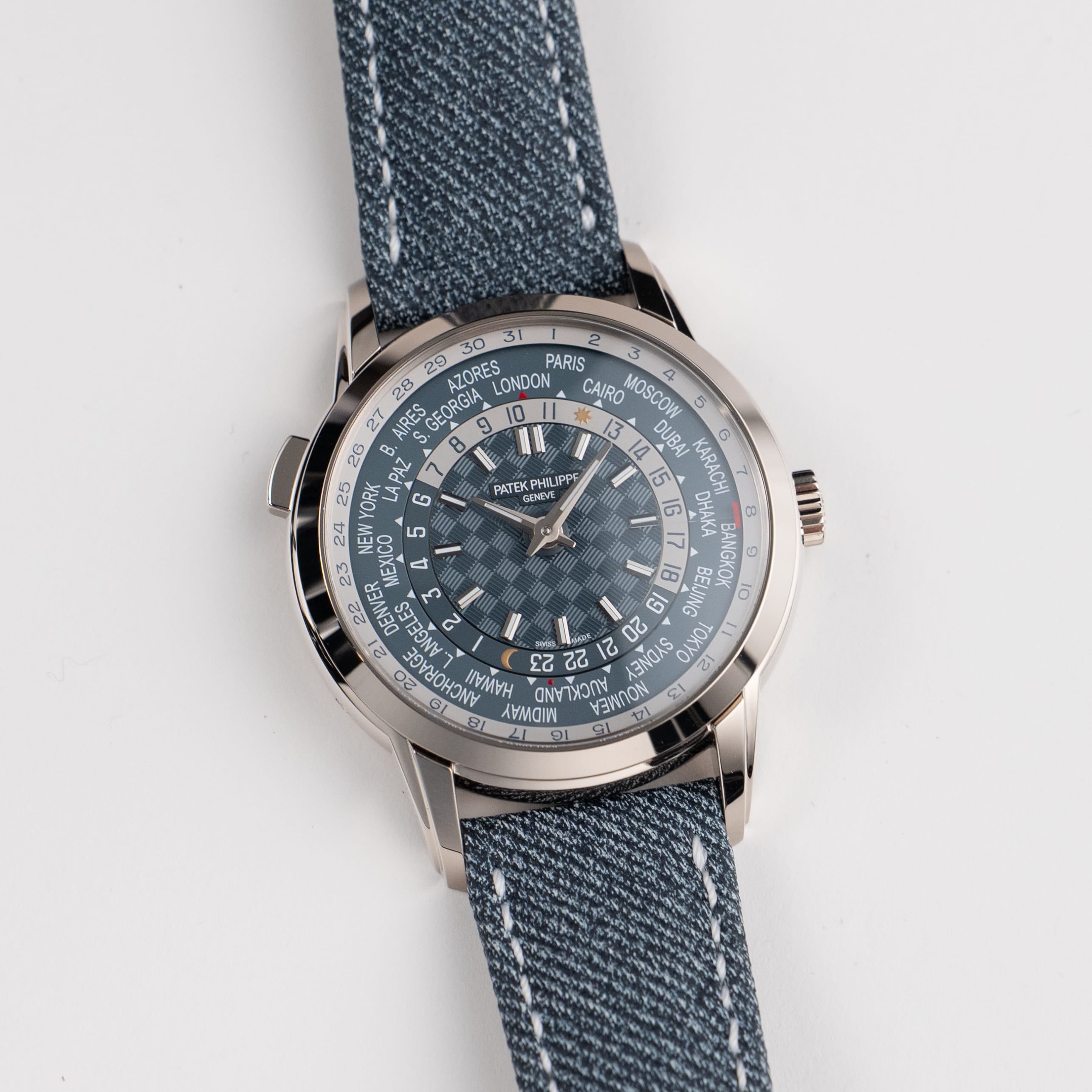 Patek Philippe Complications 5330G-001 World Time White Gold Blue Dial (2025)
