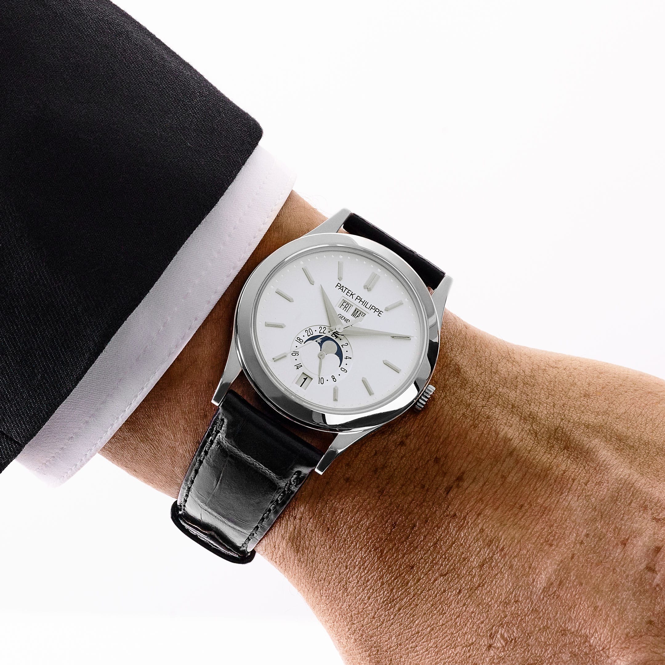 Patek Philippe Complications 5396G-011 Annual Calendar Moon Phases White Gold (2019)