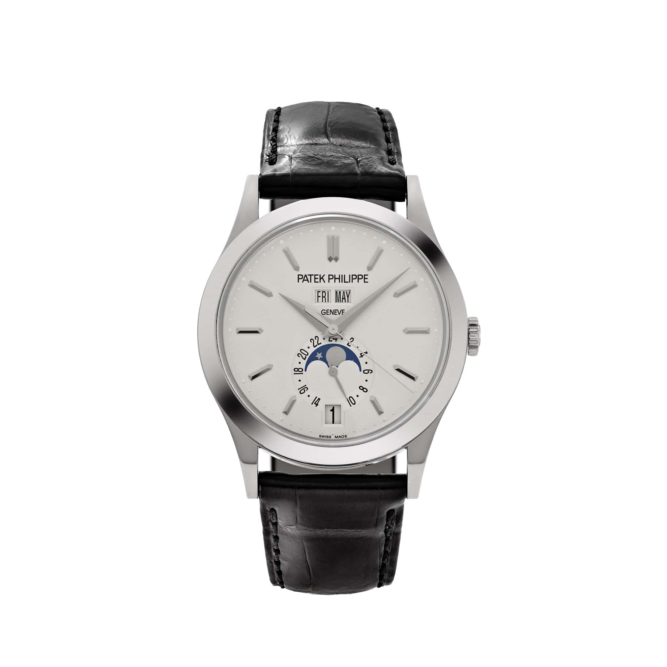 Patek Philippe Complications 5396G-011 Annual Calendar Moon Phases White Gold (2019)