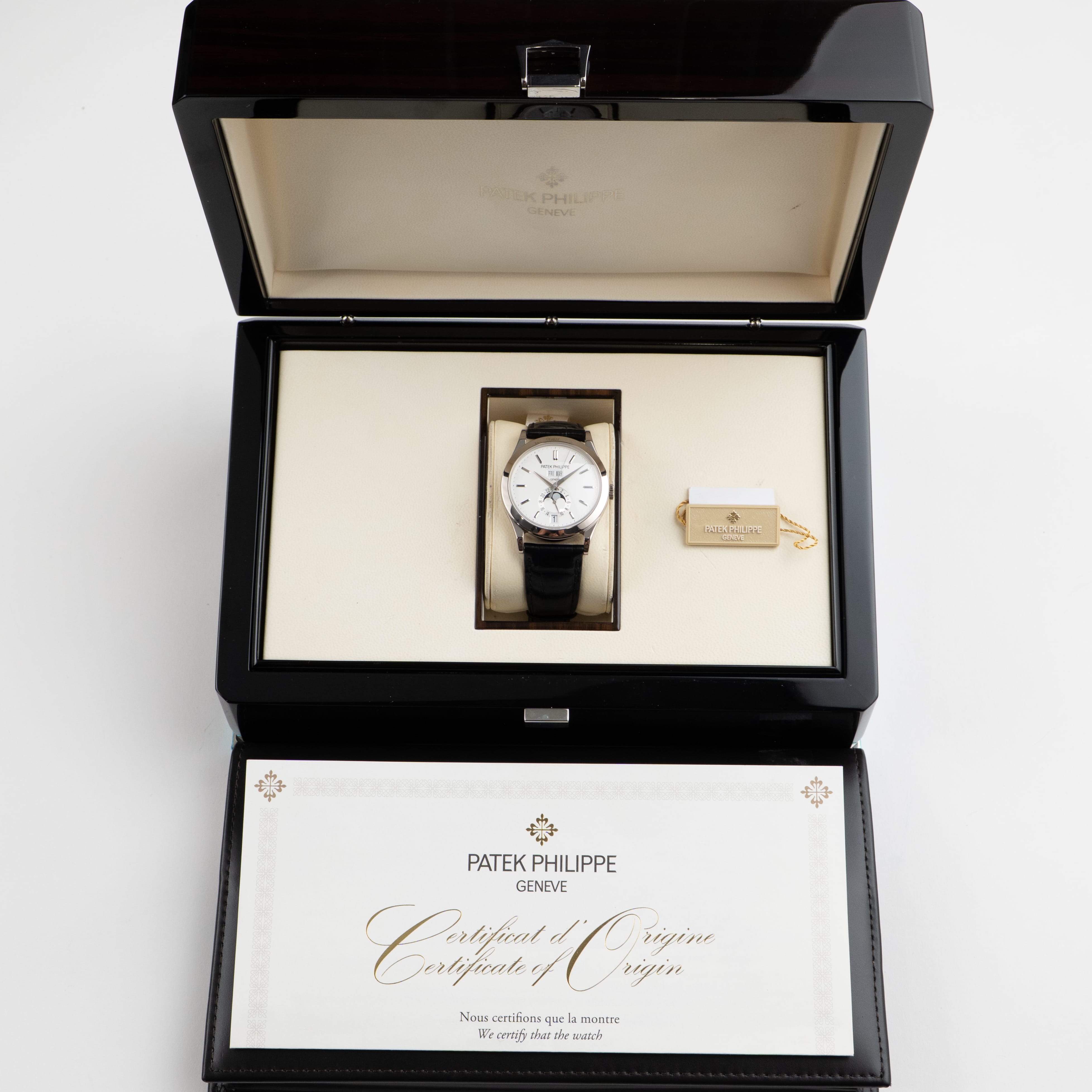 Patek Philippe Complications 5396G-011 Annual Calendar Moon Phases White Gold (2019)
