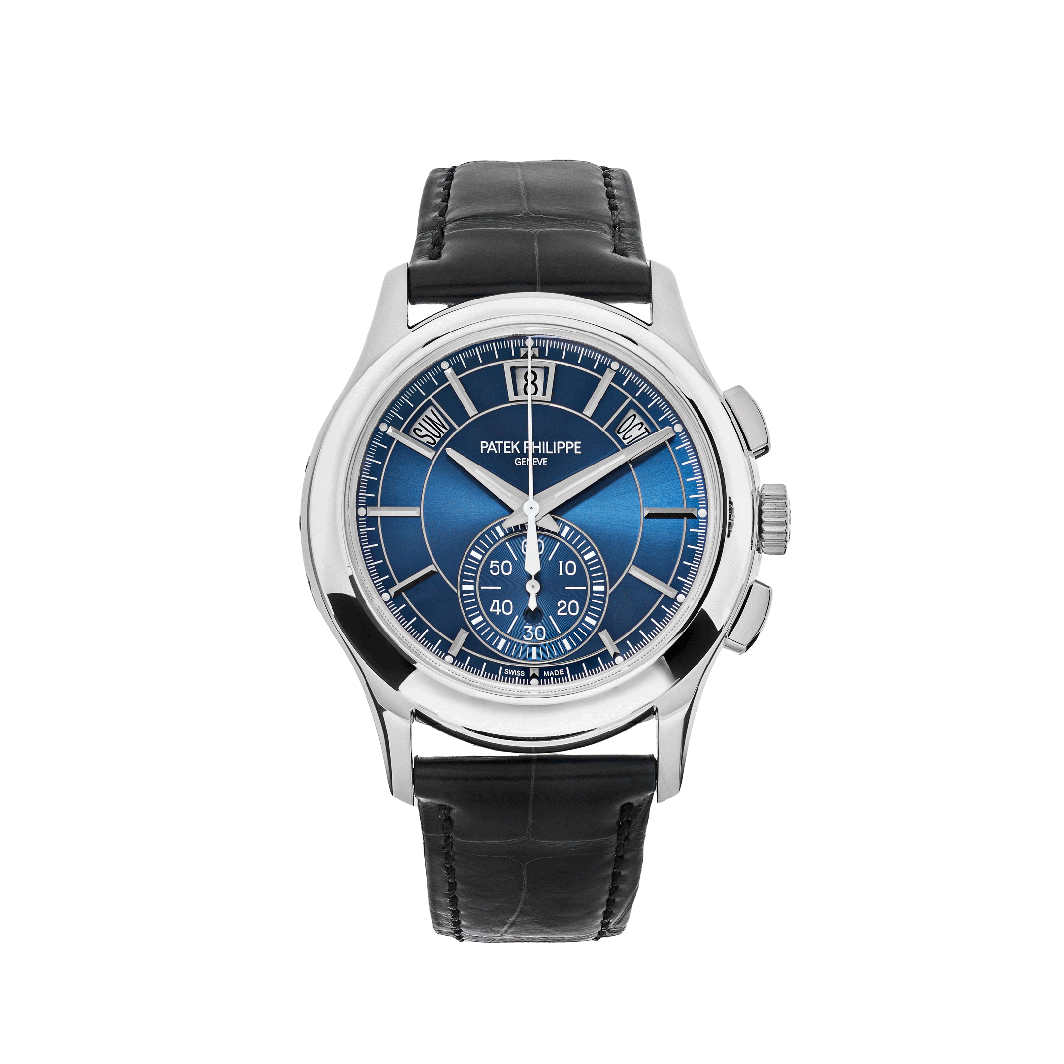 Patek Philippe Complications 5905P-001 Platinum Blue Dial Annual Calendar (2019)