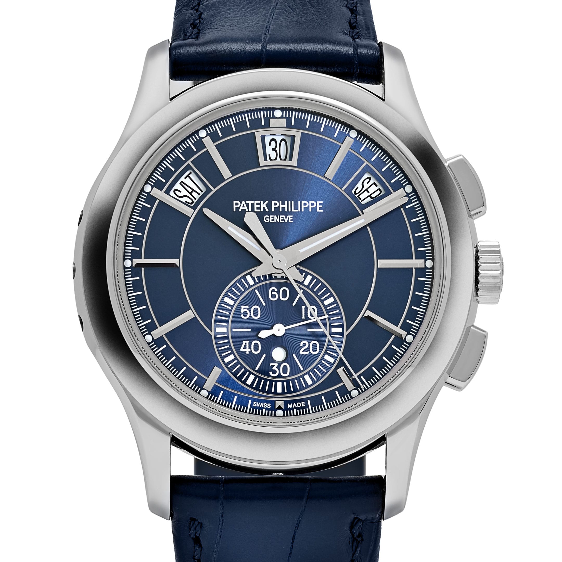 Patek Philippe Complications 5905P-001 Platinum Blue Dial Annual Calendar (2021)