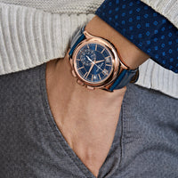 Thumbnail for Patek Philippe Complications Chronograph Annual Calendar Blue Dial 5905R-010 Wrist Aficionado