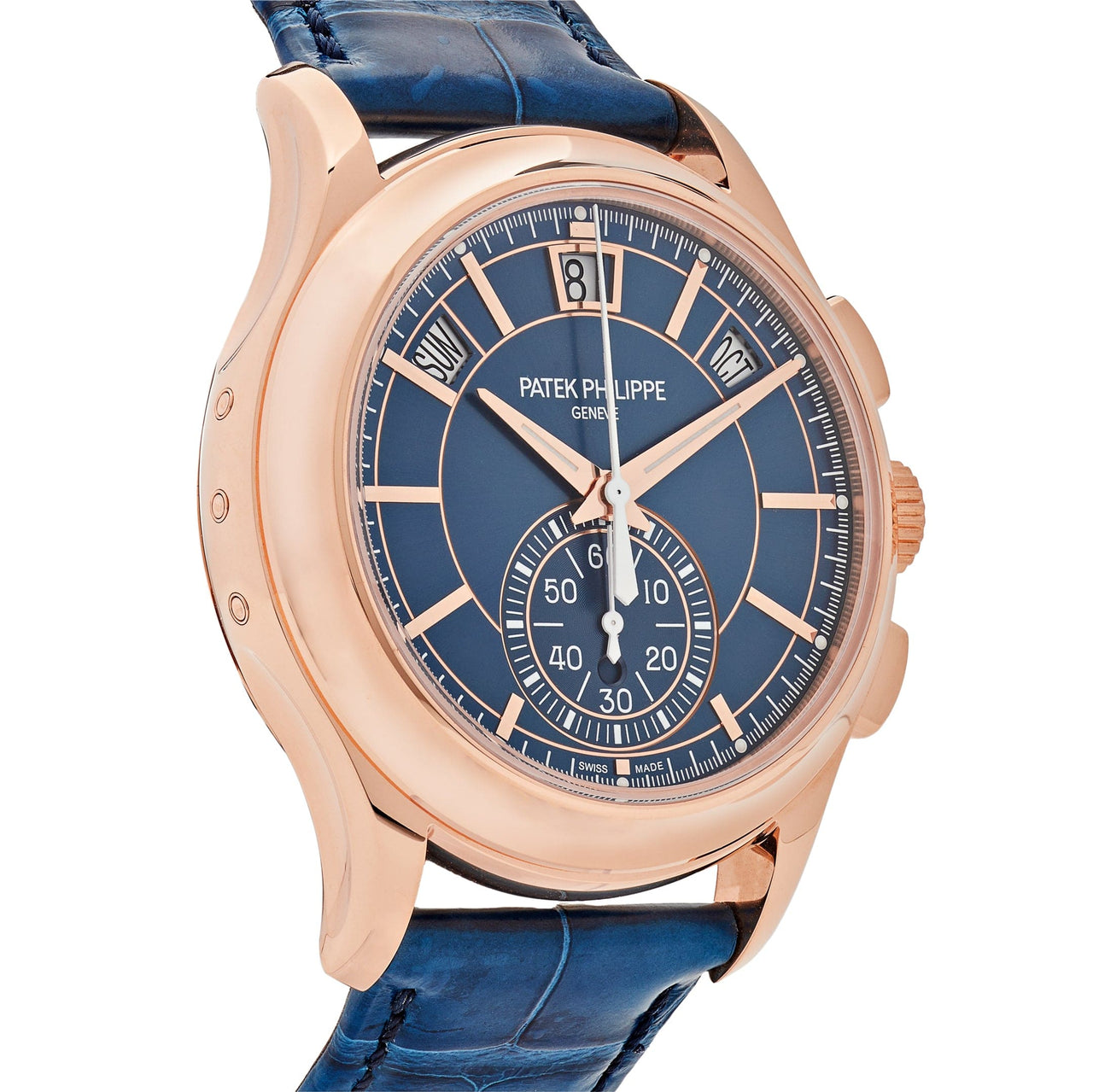 Patek Philippe Complications Chronograph Annual Calendar Blue Dial 5905R-010 Wrist Aficionado