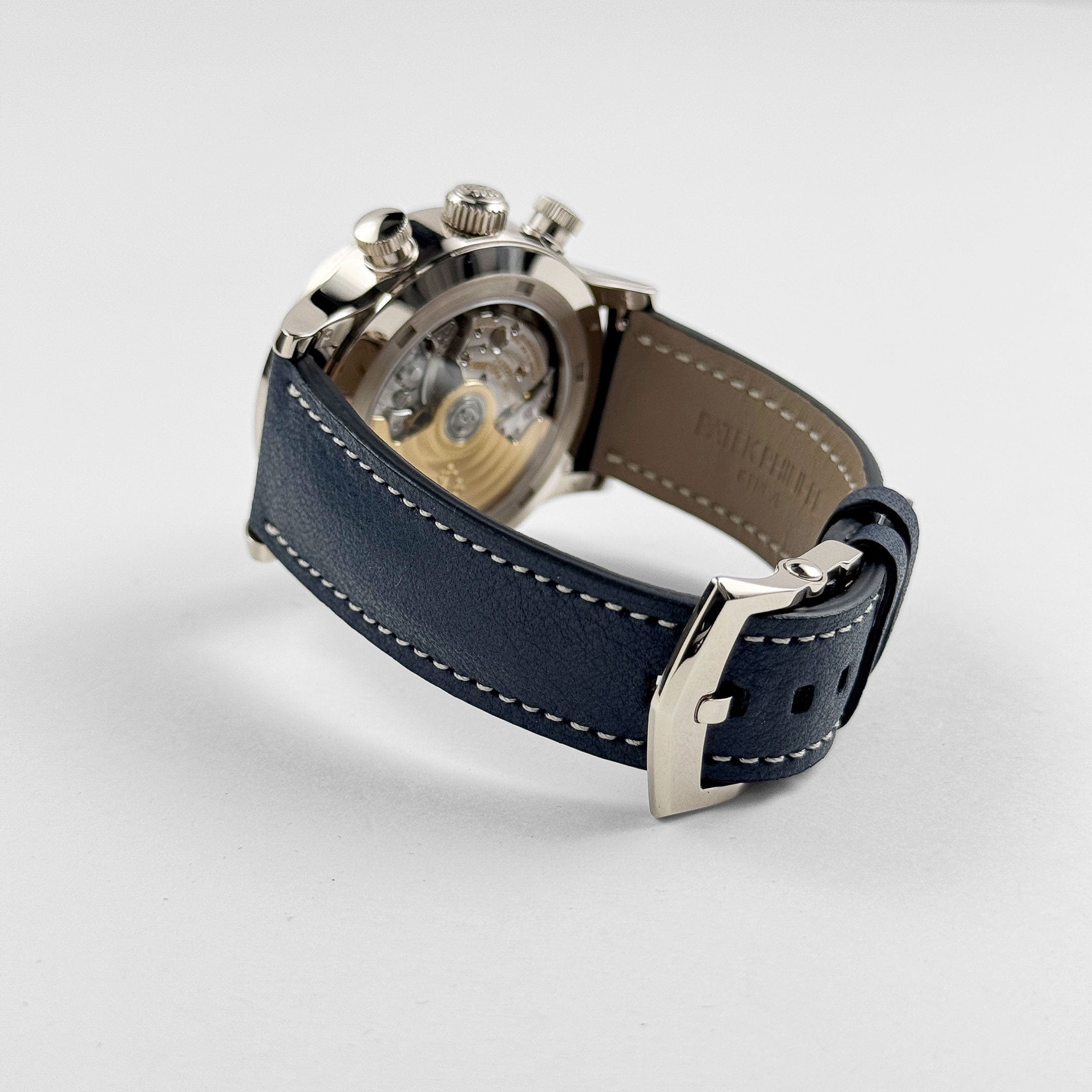 Patek Philippe Complications 5924G-001 Calatrava 'Pilot' Travel Time Flyback Chronograph White Gold Blue-Gray Dial (2025)