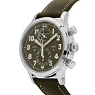 5924G-010 Complications Calatrava Pilot Travel Time Chronograph 42mm Khaki Dial Wrist Aficionado