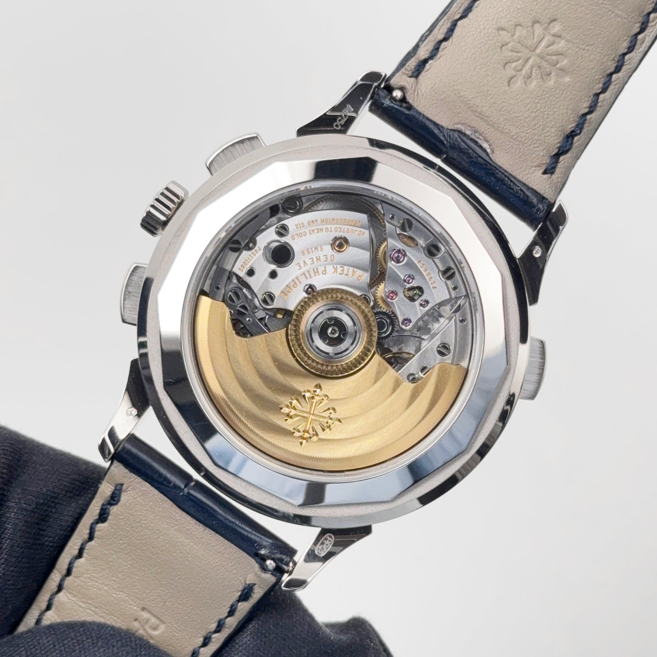 Patek Philippe Complications 5930G-010 World Time Flyback Chronograph White Gold Blue Dial (2019)