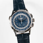 Patek Philippe Complications 5930G-010 World Time Flyback Chronograph White Gold Blue Dial (2021)