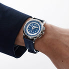 Patek Philippe Complications 5930G-010 World Time Flyback Chronograph White Gold Blue Dial (2021)