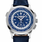 Patek Philippe Complications 5930G-010 World Time Flyback Chronograph White Gold Blue Dial (2021)