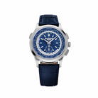 Patek Philippe Complications 5930G-010 World Time Flyback Chronograph White Gold Blue Dial (2021)