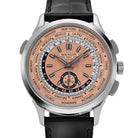 Patek Philippe Complications 5935A-001 World Time Chronograph Stainless Steel Opaline Carbon Motif Dial (2023)