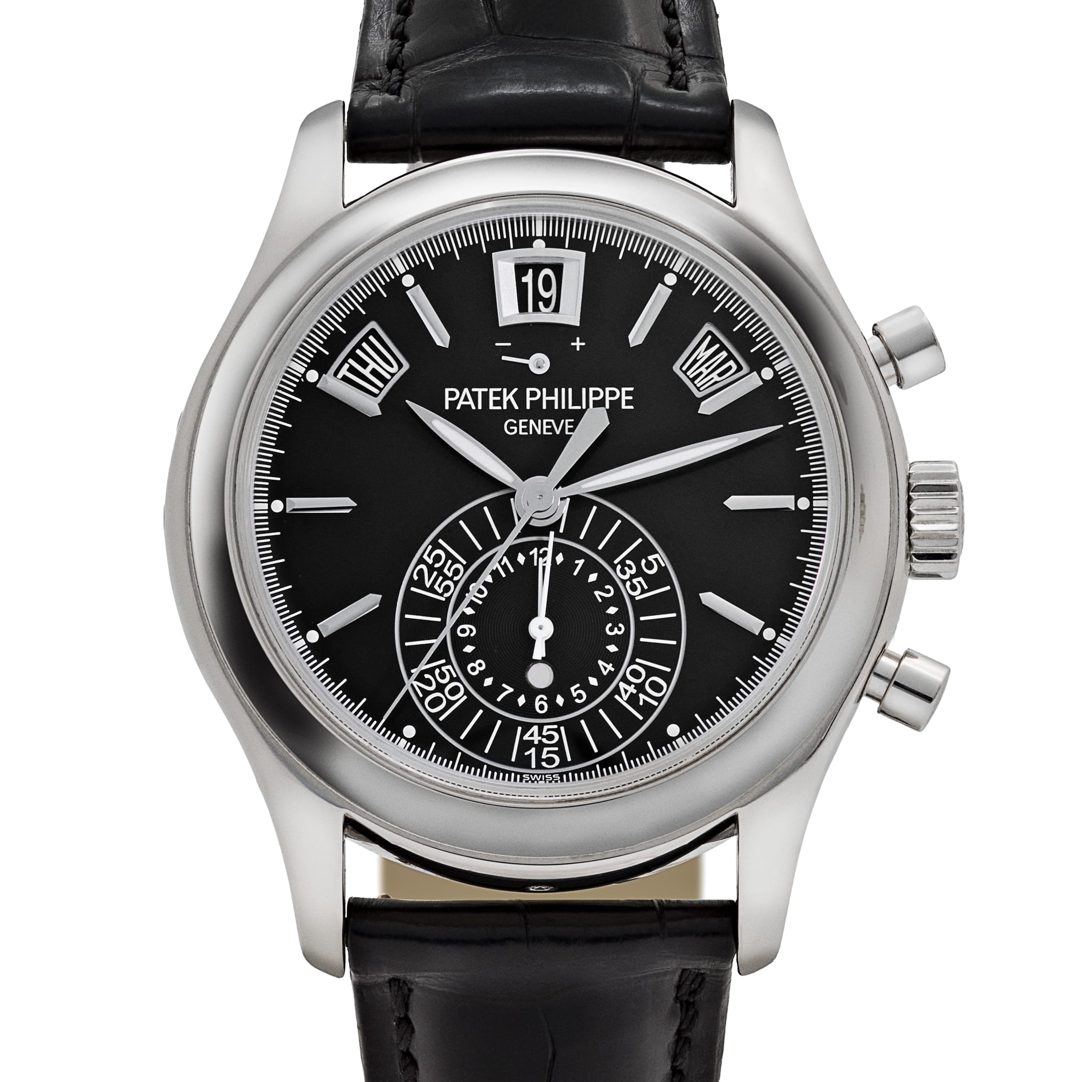 Patek Philippe Complications 5960P-016 Annual Calendar Chronograph Platinum Black Dial (2013)