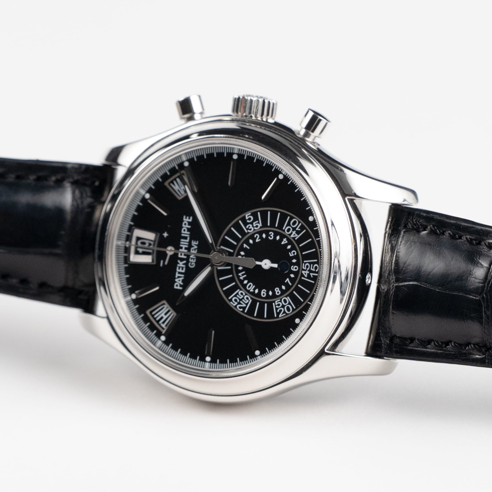 Patek Philippe Complications 5960P-016 Annual Calendar Chronograph Platinum Black Dial (2013)