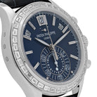 Patek Philippe Complications 5961P-001 Annual Calendar Platinum Baguette Blue Dial