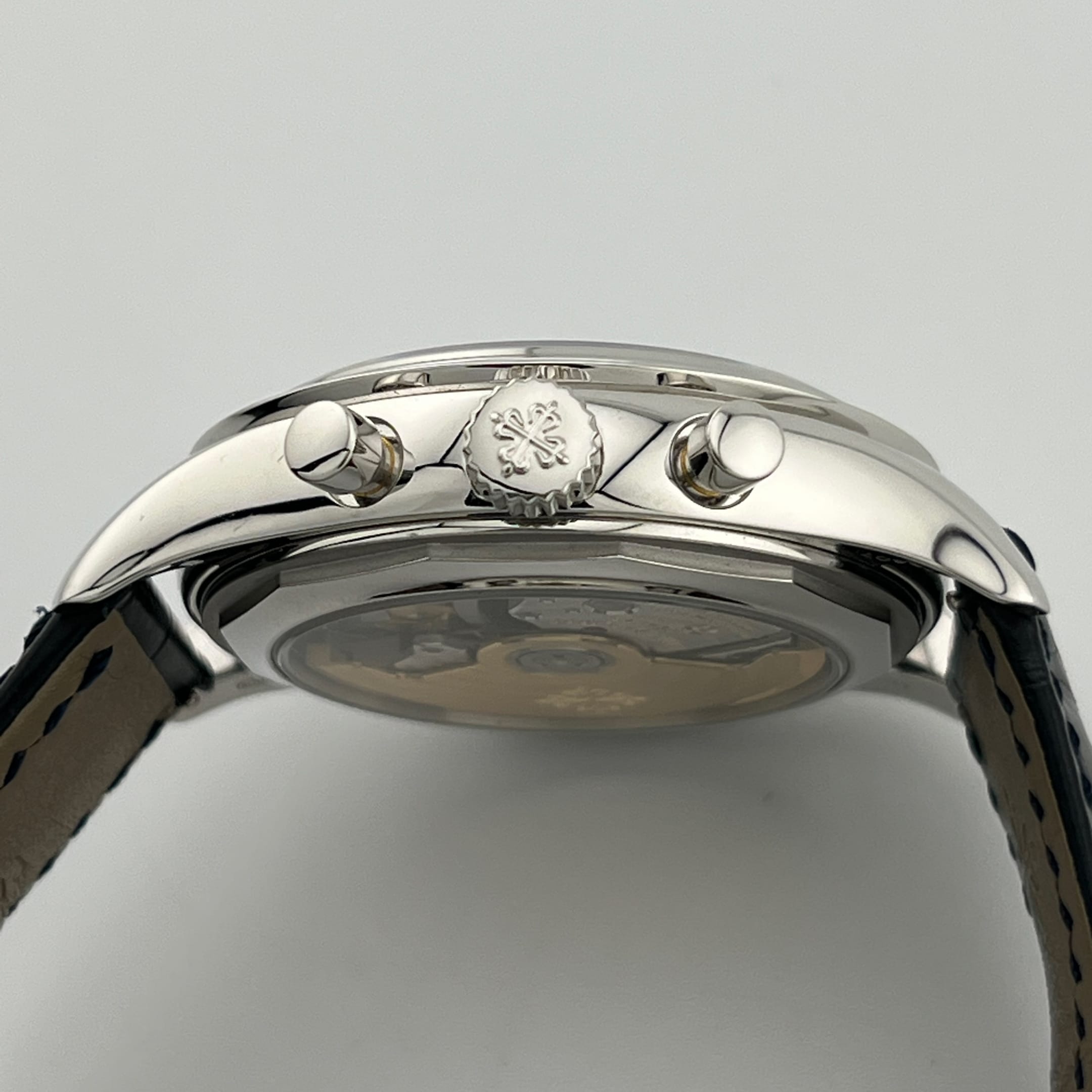 Patek Philippe Complications 5961P-001 Annual Calendar Platinum Blue Diamond Baguette Dial Diamond Baguette Bezel (2023)