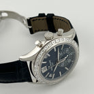 Patek Philippe Complications 5961P-001 Annual Calendar Platinum Blue Diamond Baguette Dial Diamond Baguette Bezel (2023)