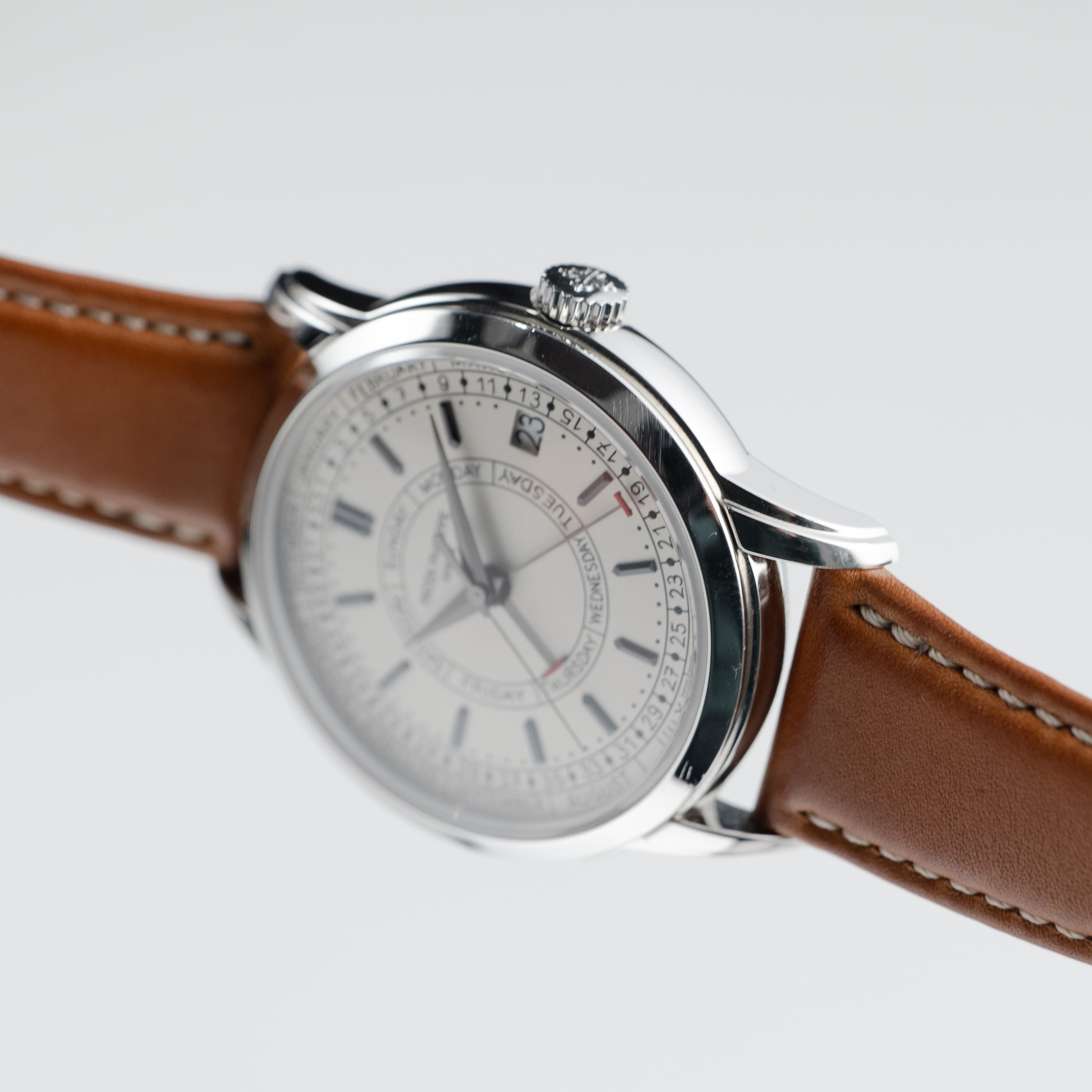 Patek Philippe Complications Calatrava 5212A-001 Weekly Calendar Stainless Steel Silver Opaline Dial (2025)
