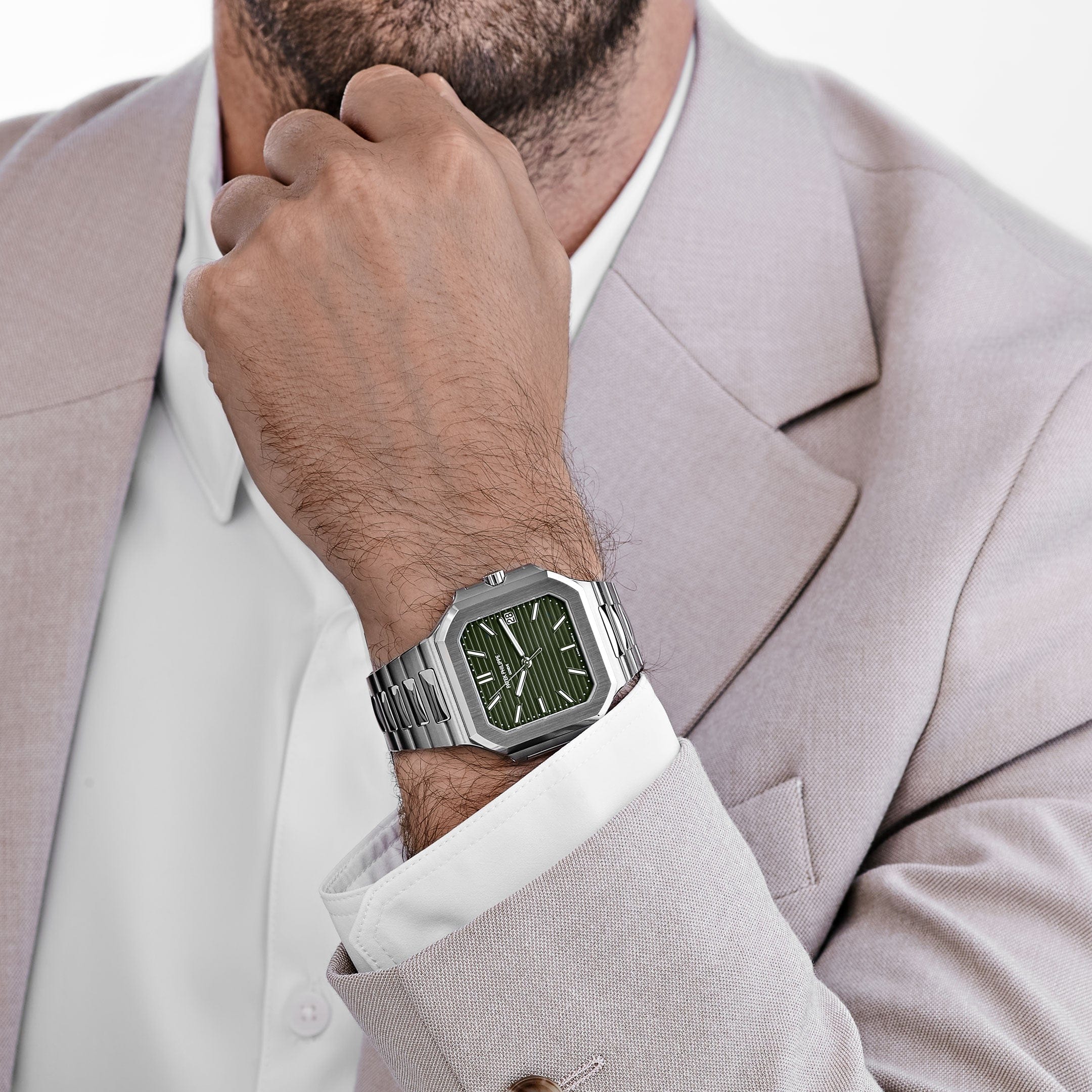 Patek Philippe Cubitus 5821/1A-001 Stainless Steel Green Dial