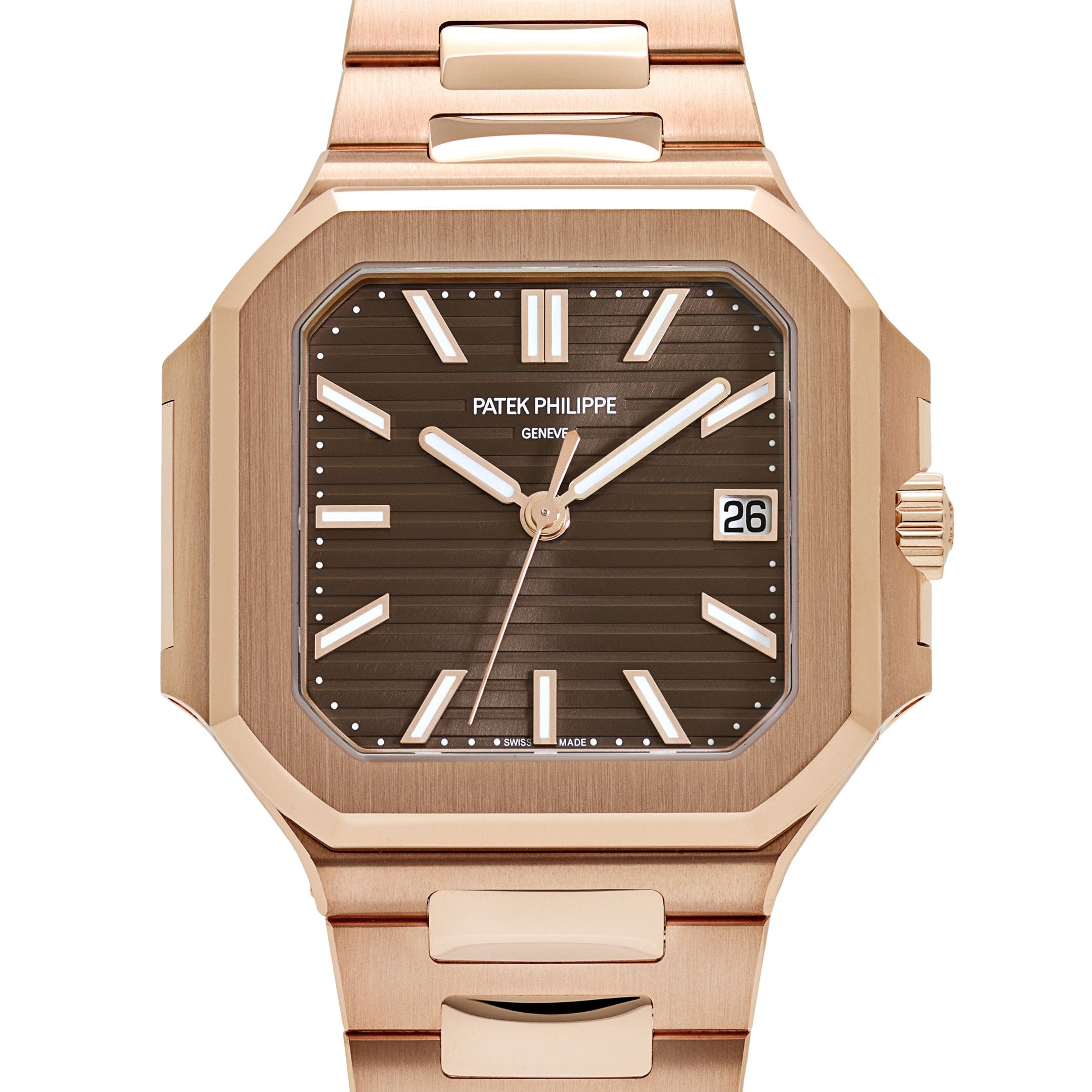 Patek Philippe Cubitus 7128/1R-001 Rose Gold Brown Dial (2026)