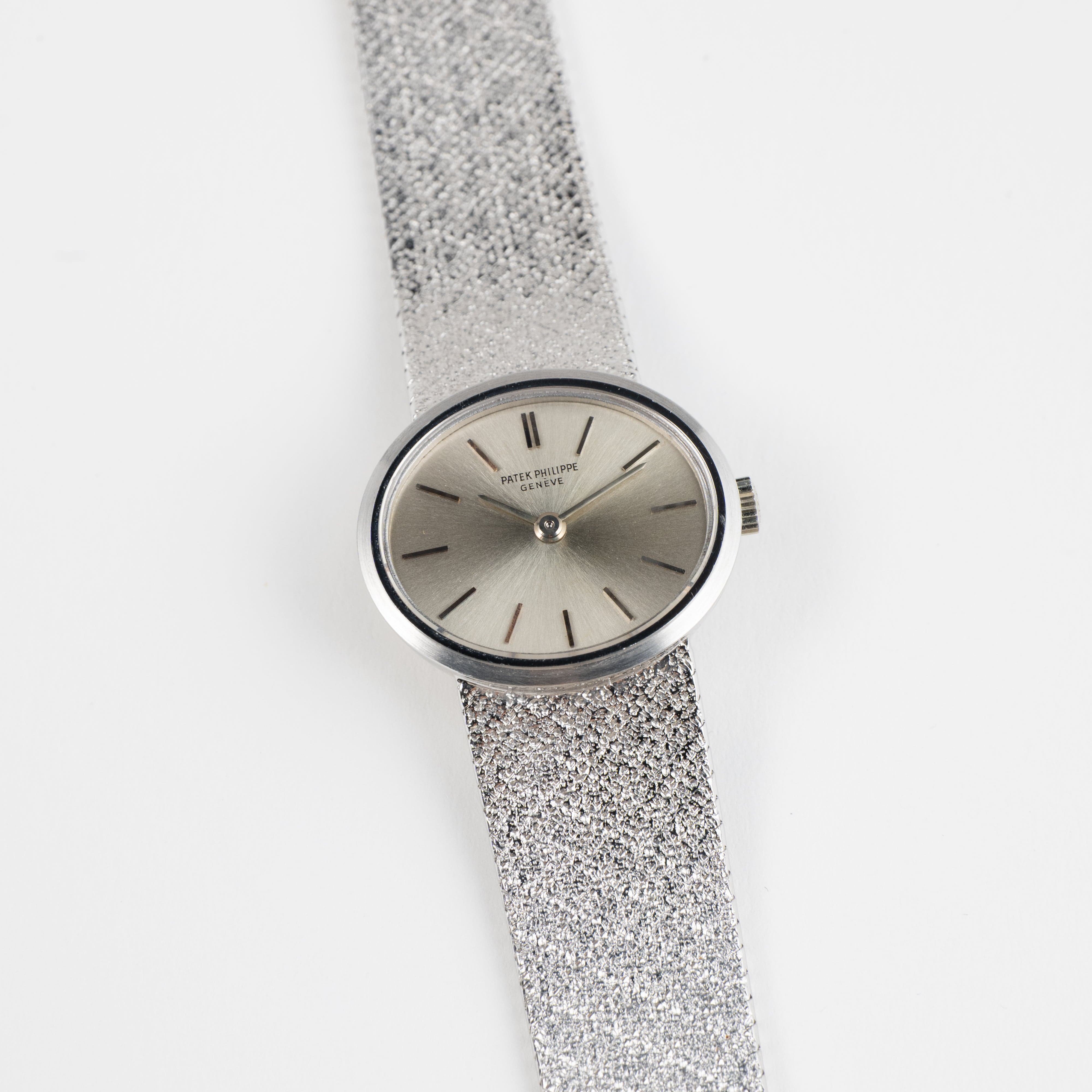 Patek Philippe Ellipse 3349 White Gold Silver Dial