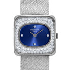 Patek Philippe Golden Ellipse 4126/1 White Gold Blue Diamond Dial Diamond Bezel