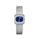 Patek Philippe Golden Ellipse 4126/1 White Gold Blue Diamond Dial Diamond Bezel
