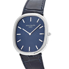 Patek Philippe Golden Ellipse 5738P-001 Platinum Blue Dial