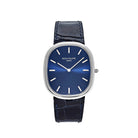 Patek Philippe Golden Ellipse 5738P-001 Platinum Blue Dial