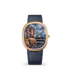 Patek Philippe Golden Ellipse Rare Handcrafts 5738/50R-021 'Donjons on the Cliff' Rose Gold Cloisonne Enamel Dial Limited Edition of 15 (2026)