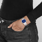 Patek Philippe Gondolo 3528/2 White Gold Blue Dial Diamond Bezel