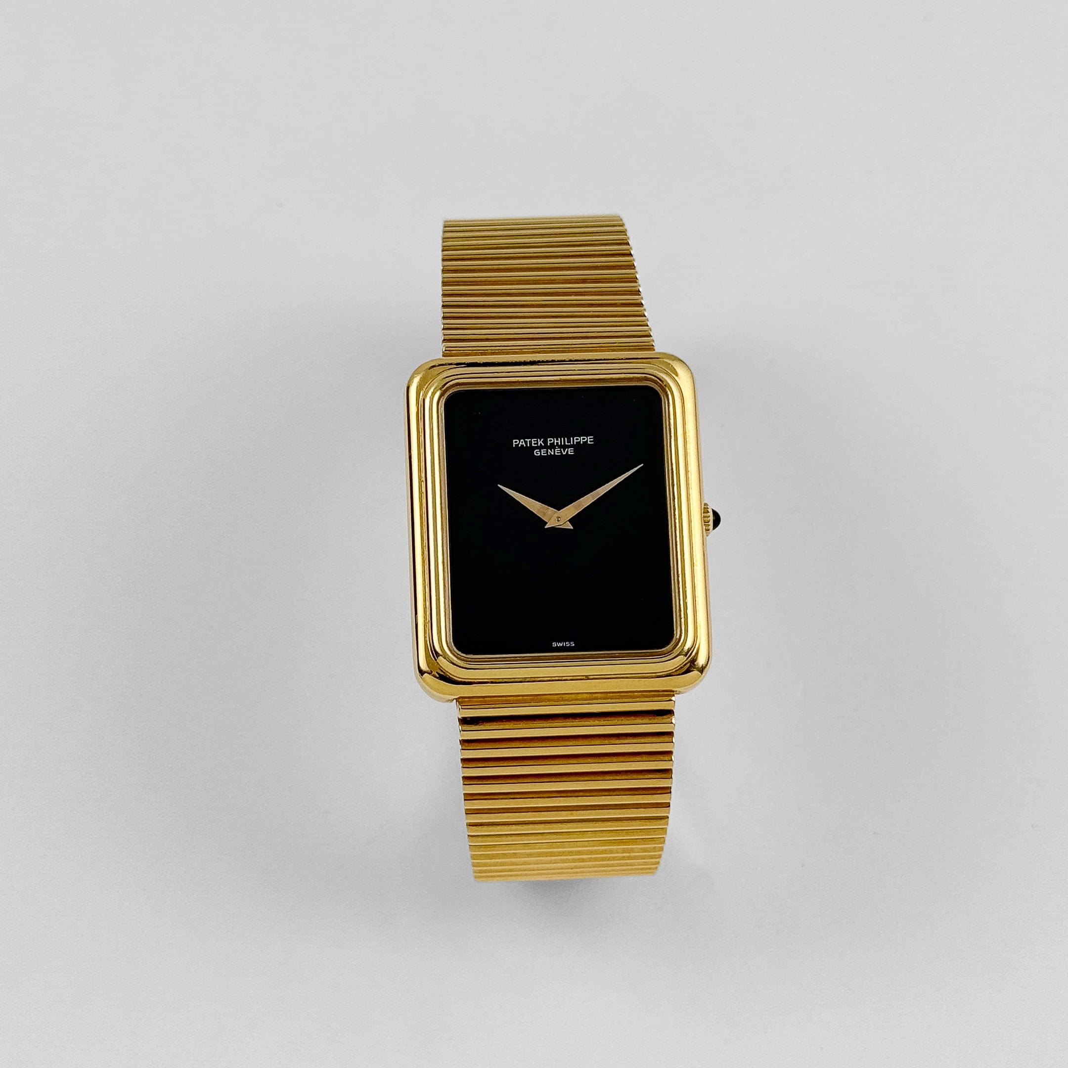 Patek Philippe Gondolo 3649-1 Yellow Gold Black Onyx Dial