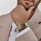 Patek Philippe Gondolo 3649-1 Yellow Gold Black Onyx Dial