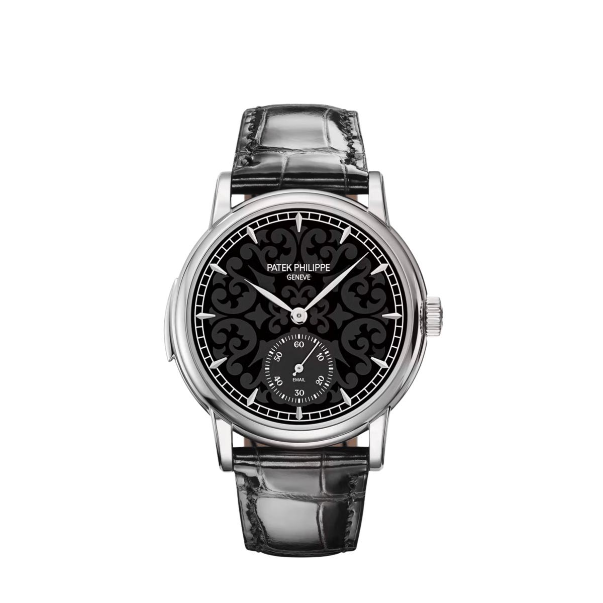 Patek Philippe Grand Complications 5078G-010 Minute Repeater Rare Handcrafts White Gold Black Grand Feu Enamel Motif Dial (2021)