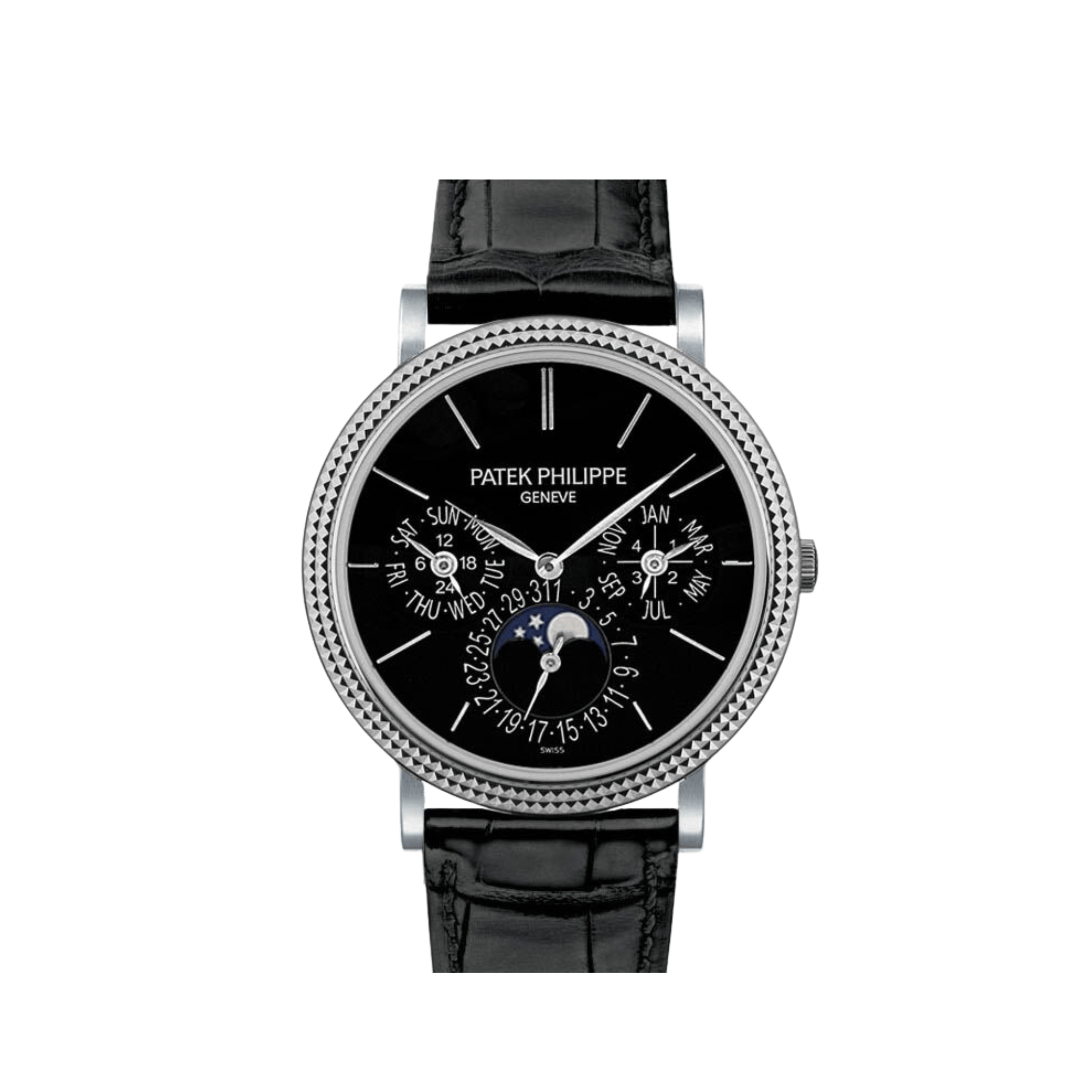 Patek Philippe Grand Complications 5139G-010 Perpetual Calendar White Gold Black Dial