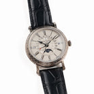 Patek Philippe Grand Complications 5160G-001 Retrograde Perpetual Calendar White Gold Silvery Opaline Dial Rare Handcrafts (2013)