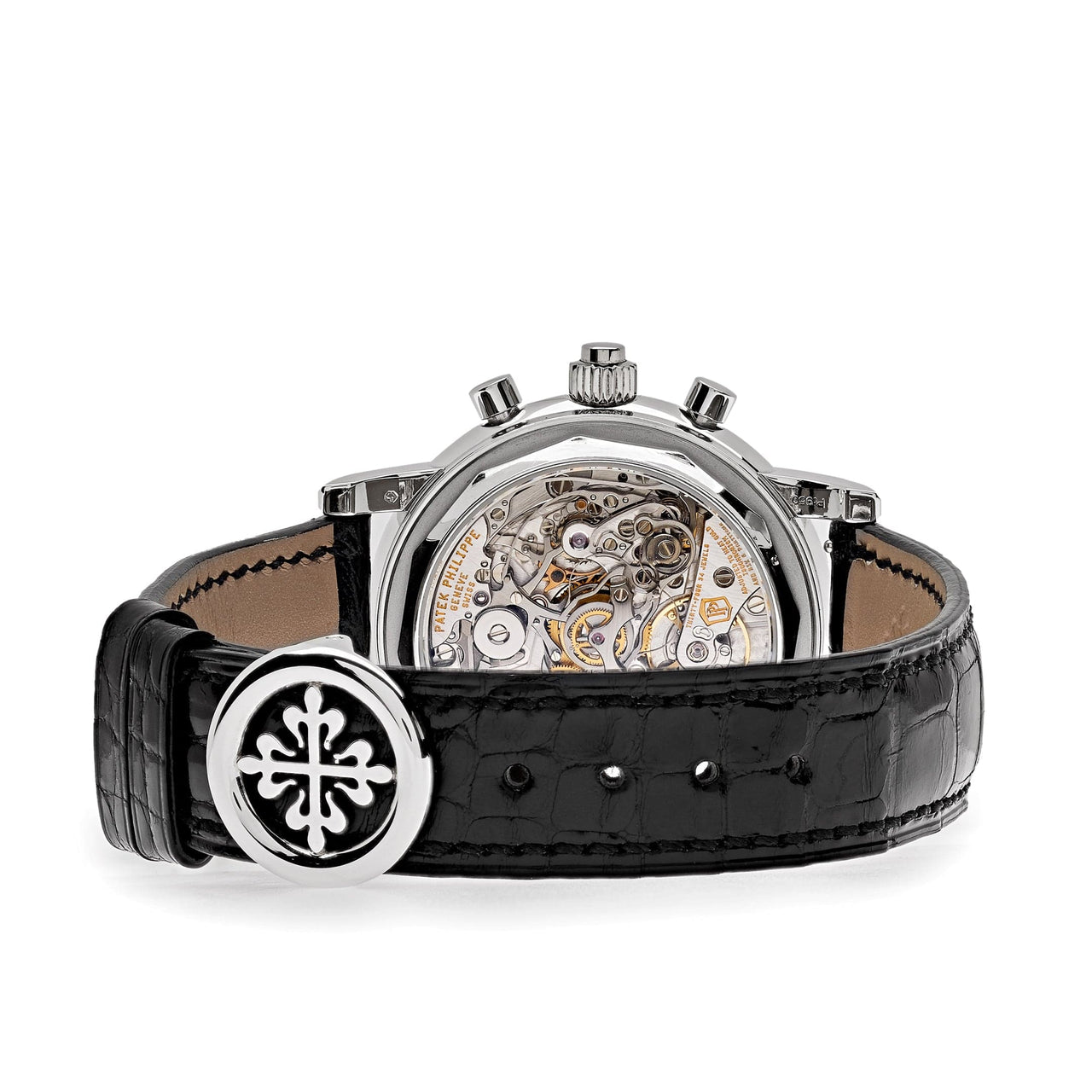 Luxury Watch Patek Philippe Grand Complications Perpetual Calendar Chronograph Platinum 5204P-011 Wrist Aficionado