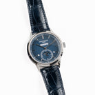 Patek Philippe Grand Complications 5236P-001 In-Line Perpetual Calendar Platinum Blue Dial (2023)