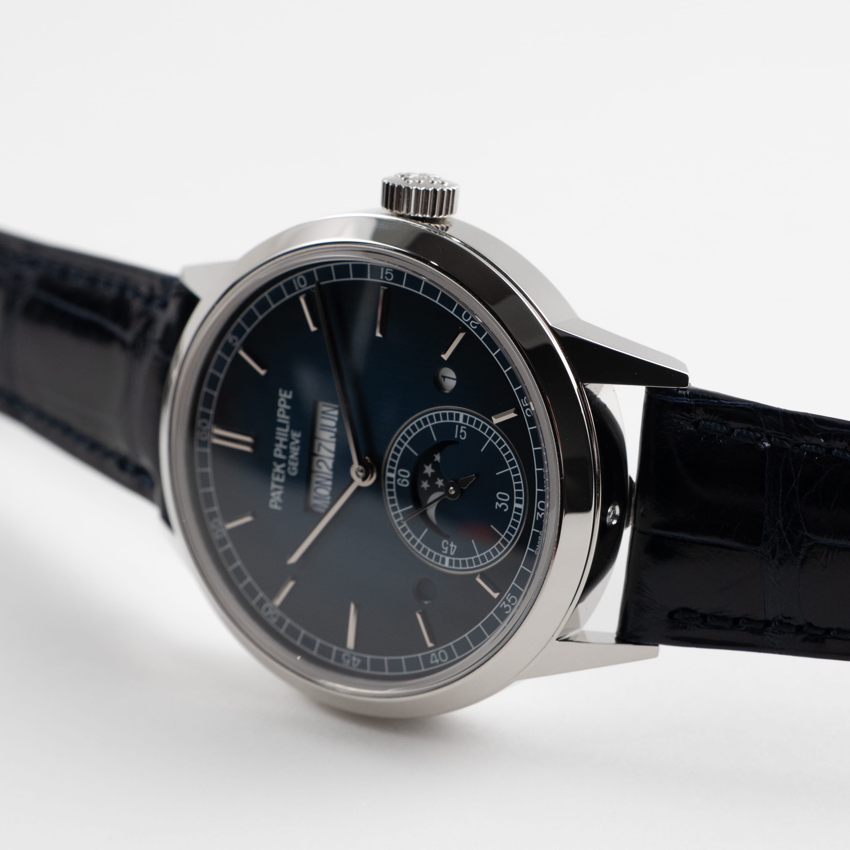 Patek Philippe Grand Complications 5236P-001 In-Line Perpetual Calendar Platinum Blue Dial (2025)
