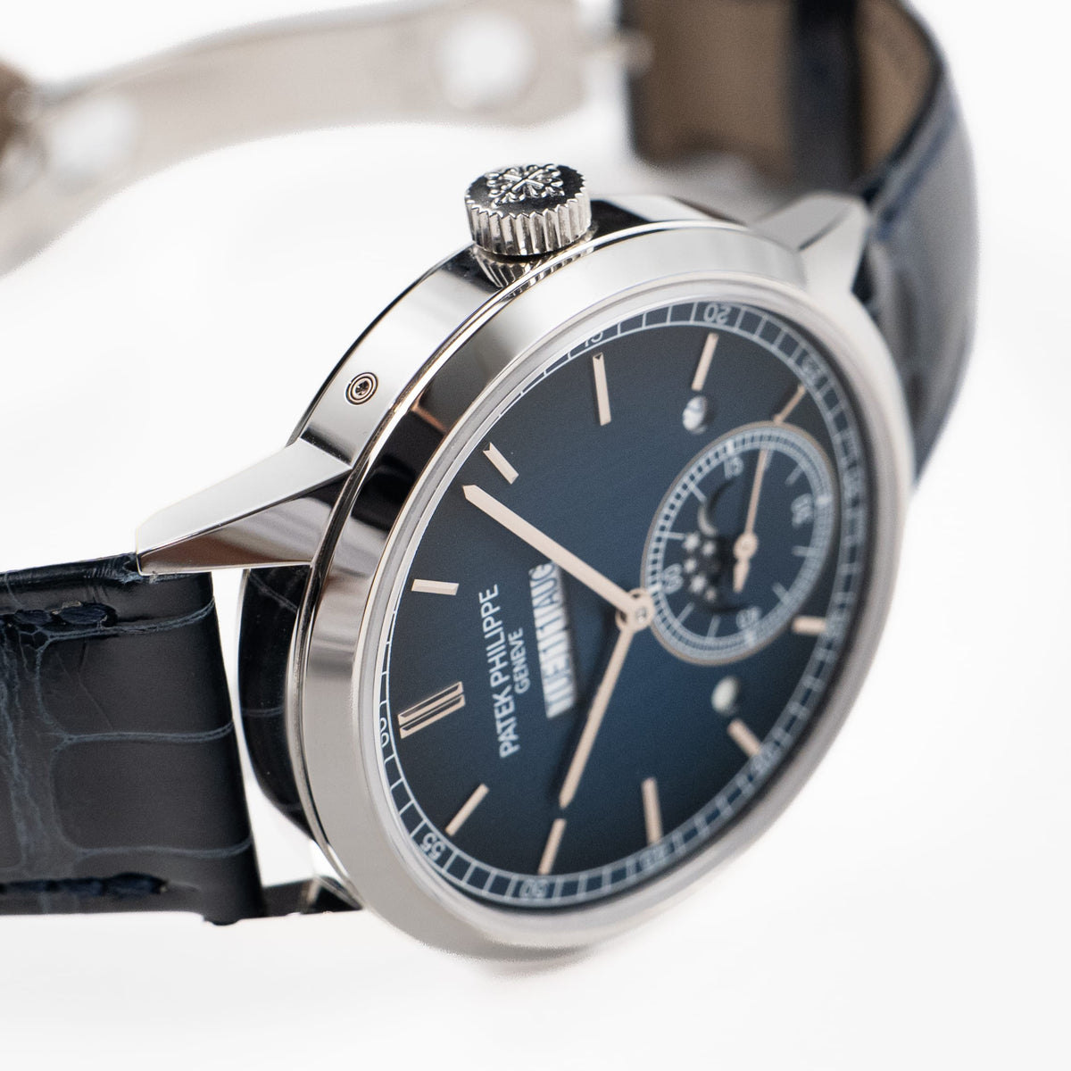 Patek Philippe Grand Complications 5236P-001 In-Line Perpetual Calendar Platinum Blue Dial (2026)