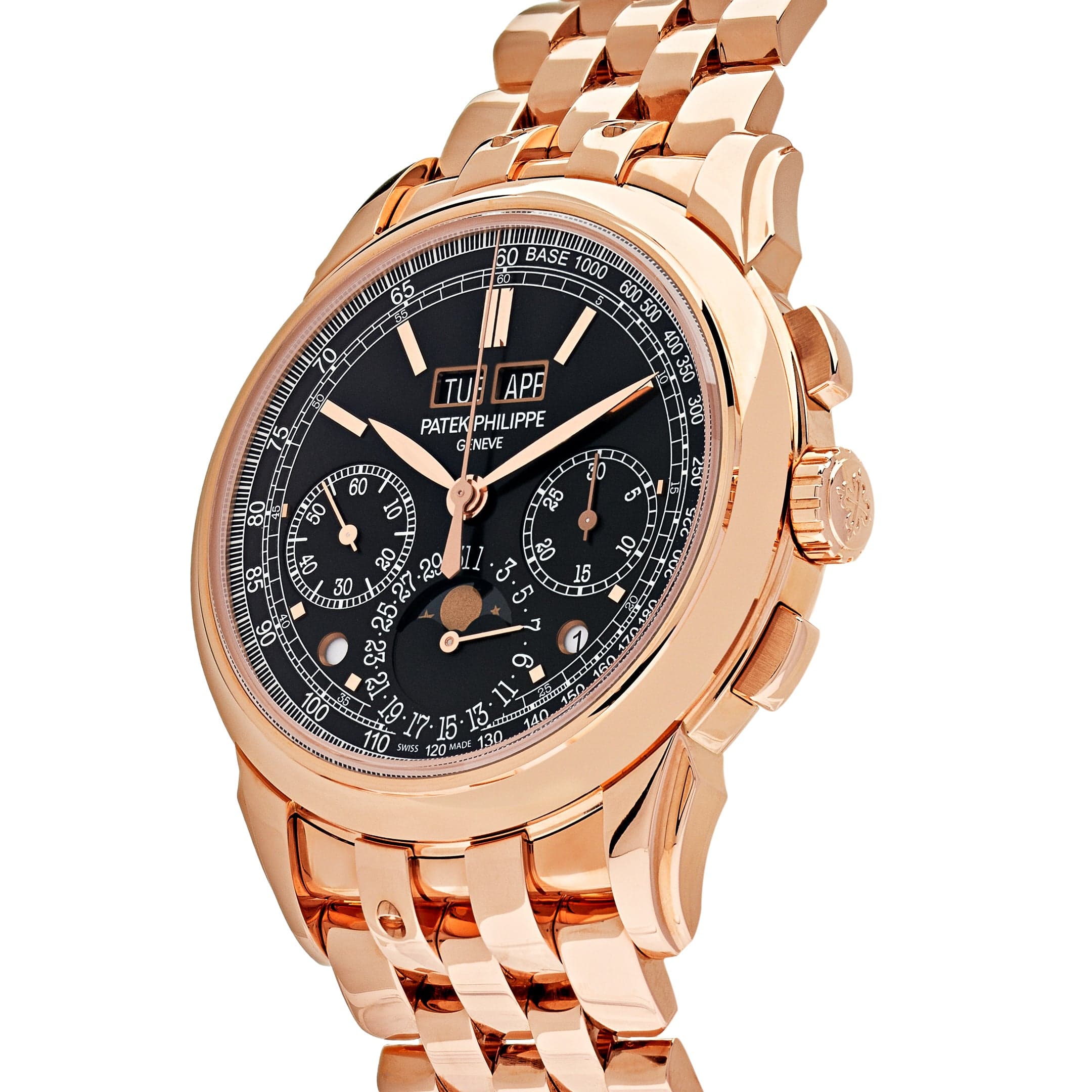 Luxury Watch Patek Philippe Grand Complications Chronograph Perpetual Calendar 5270/1R -001 Wrist Aficionado