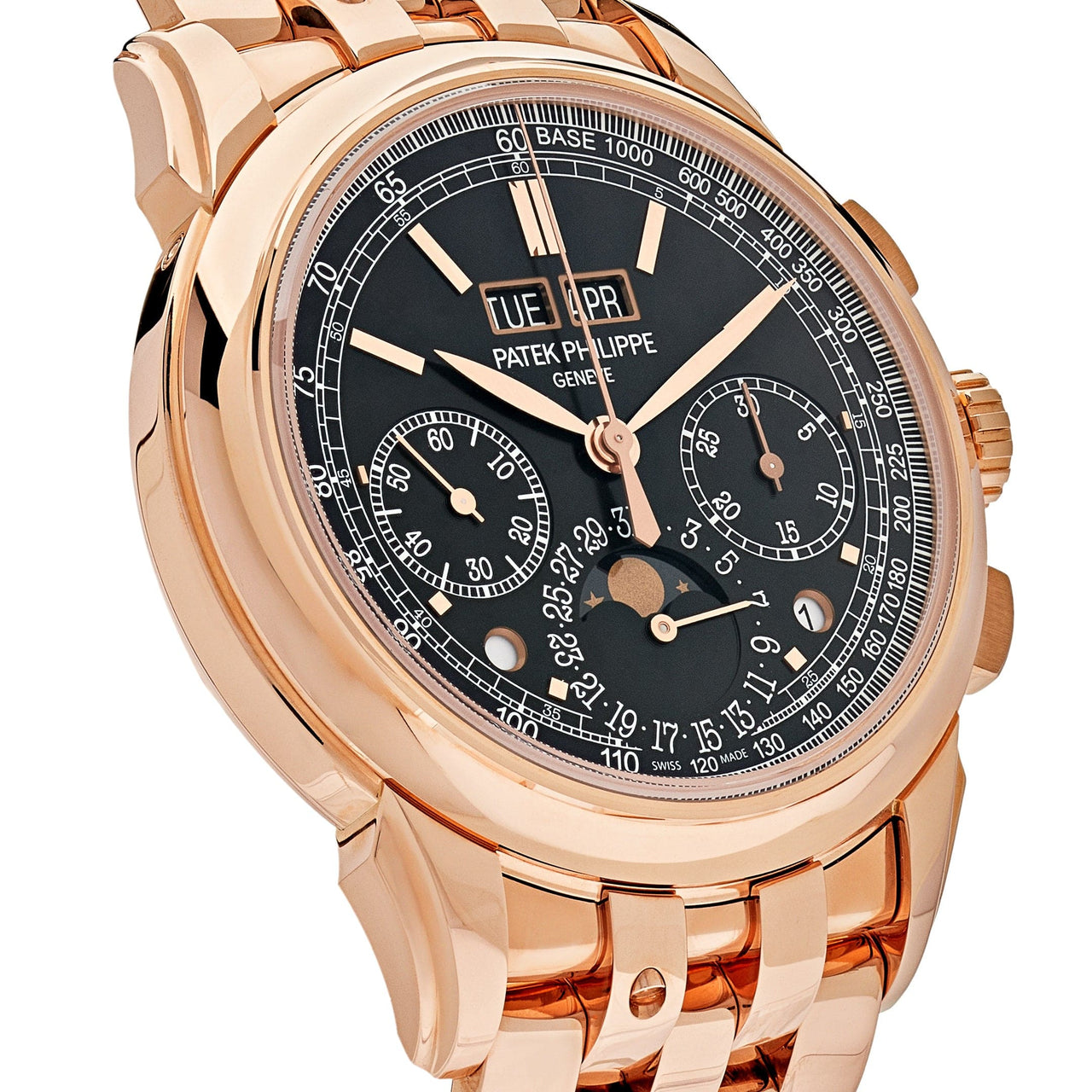 Luxury Watch Patek Philippe Grand Complications Chronograph Perpetual Calendar 5270/1R -001 Wrist Aficionado
