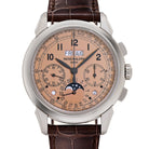 Patek Philippe Grand Complications 5270P-001 Perpetual Calendar Chronograph Platinum Salmon Dial (2019)