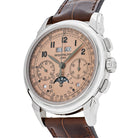 Luxury Watch Patek Philippe Grand Complications Perpetual Chronograph Platinum 5270P-001 Wrist Aficionado