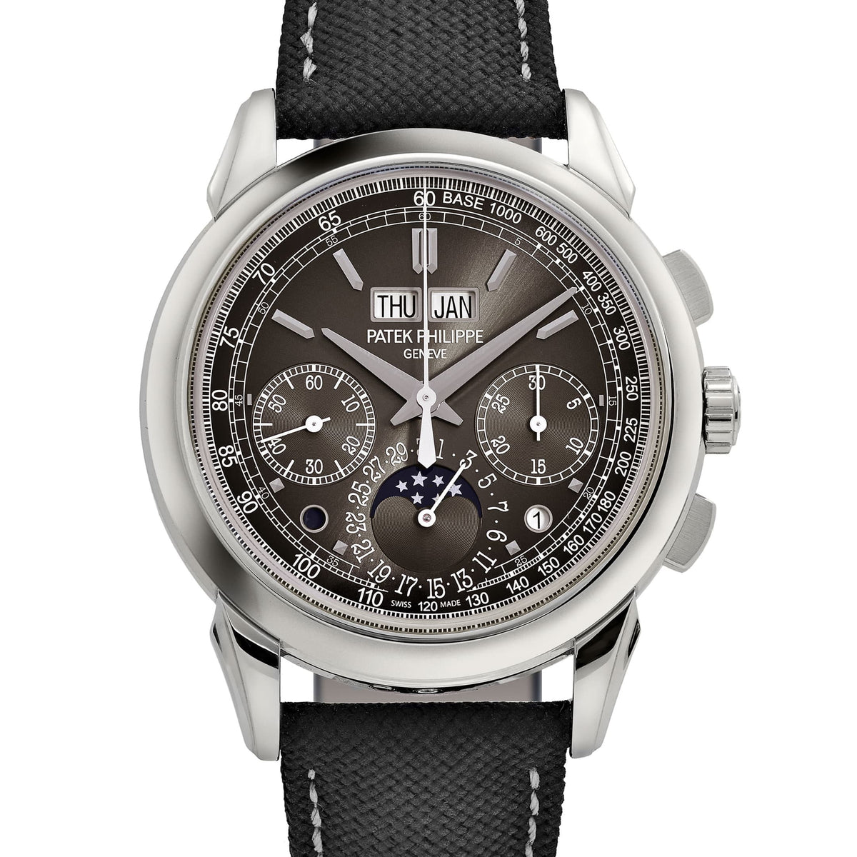 Patek Philippe Grand Complications 5270P-015 Perpetual Calendar Chronograph Platinum Charcoal Gray Dial (2026)