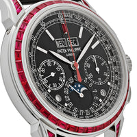 Thumbnail for Patek Philippe Grand Complications  5271-12P-001 Perpetual Calendar  Platinum Black Dial Ruby Bezel