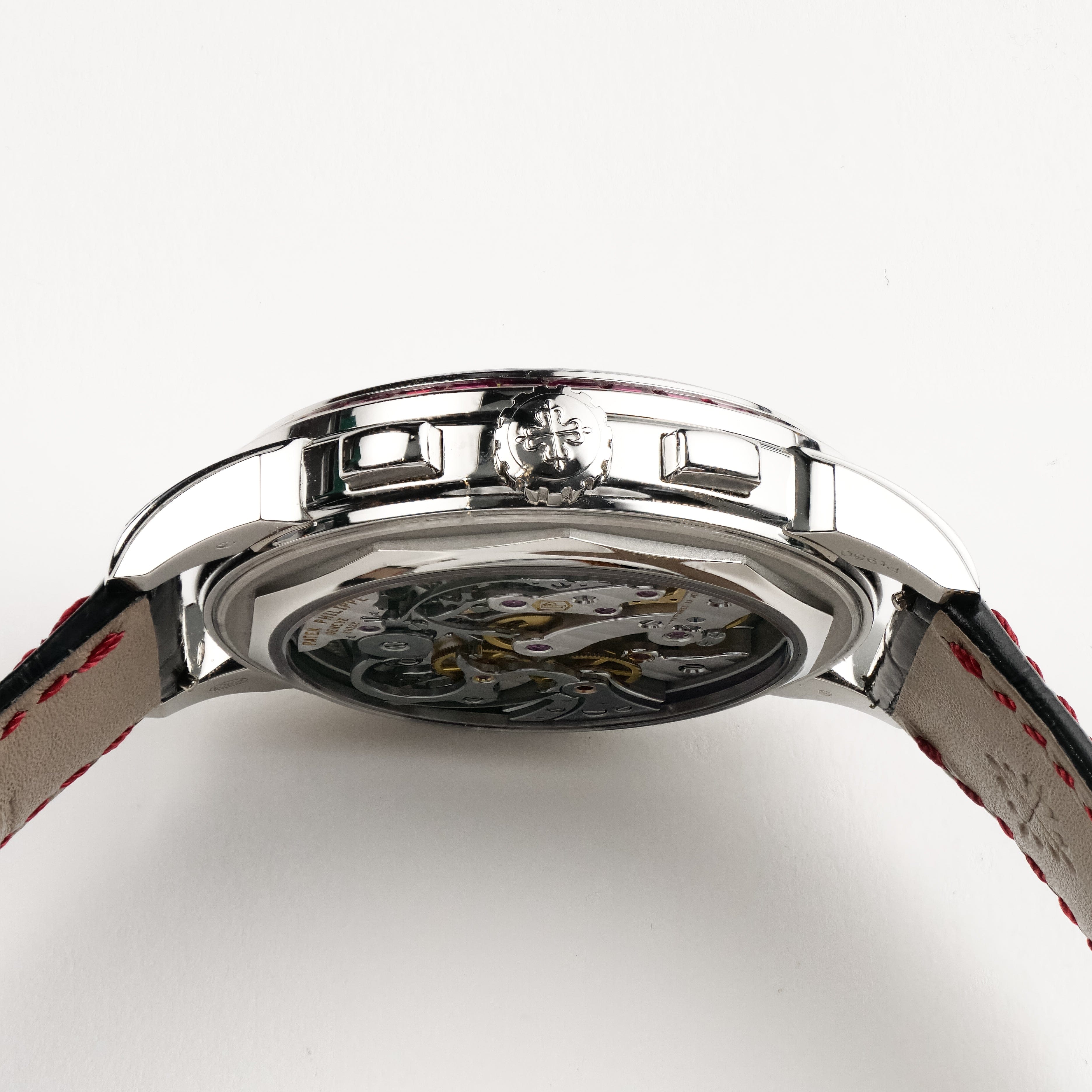 Patek Philippe Grand Complications 5271/12P-010 Perpetual Calendar Chronograph Platinum Baguette Rubies